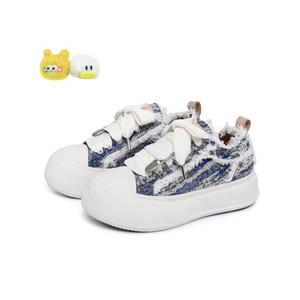 Базовая коллекция кеды унисекс низкие синие/белые Soap Opera