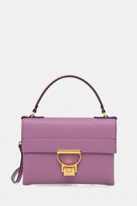 Кожаная сумка arlettis Coccinelle, фиолетовый