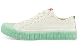 Кроссовки для скейтбординга унисекс с низким верхом белые/зеленые Kappa