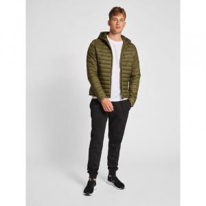 Мужской пуховик Hummel, цвет verde oliva oscuro/green/green