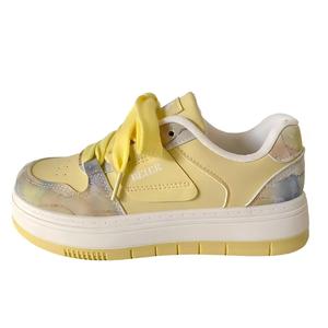 BINGO DUCK Женские противоскользящие скейтерские кеды с низким верхом в розовом цвете, цвет Pink