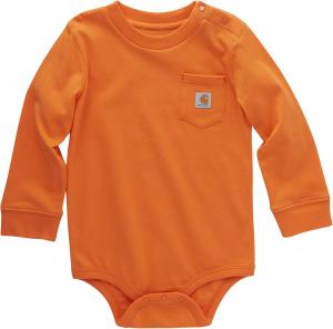 Боди с длинным рукавом и карманом Carhartt, Exotic Orange