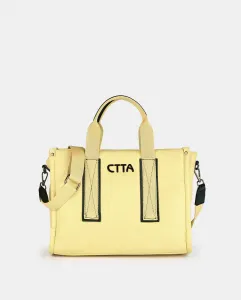 Сумка-тоут лимонного цвета Caminatta, желтый