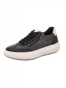 Низкие кроссовки T4 JUMP цвета черный металлик Legero