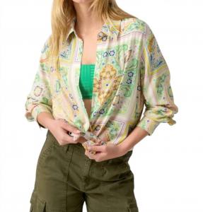 Винтажная рубашка в шарфе с узором пейсли Sanctuary, цвет scarf paisley