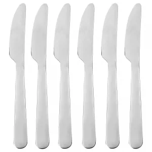 Десертный нож, нержавеющая сталь, 18 см, 6 упаковок DRAGON IKEA