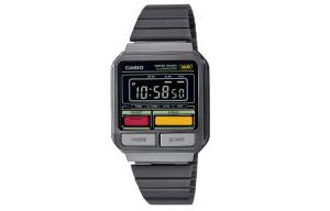 Мужские черные часы A120WEGG-1B CASIO