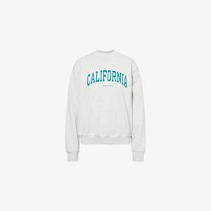 Спортивный свитшот California Sporty & Rich из хлопкового джерси, серый