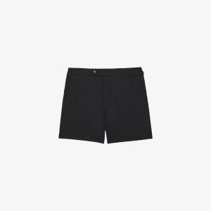 Шорты для плавания Reiss Sun с прямыми штанинами, черный