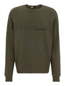 Karl Lagerfeld Свитшот в темно-зеленом цвете
