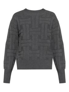 Свитер рельефной вязки Kenzo, серый