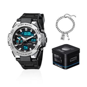 Disney Классические мужские часы с электронно-кварцевым механизмом, ремешок из TPU, черный циферблат