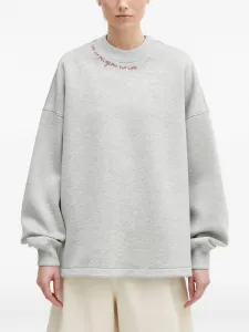 Толстовка с вышивкой Fiorucci, серый