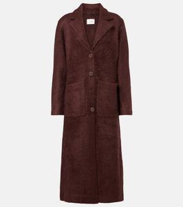 Пальто Fluffy Statement из смесовой шерсти Dorothee Schumacher, Dark Chocolate