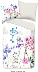 Постельное белье с цветочным принтом Доброе утро - 155 x 220 см - 100% хлопок Muller Textil