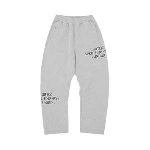 Брюки Corteiz Hmp Stencil Open Hem Pant, Light Heather