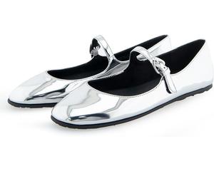 Туфли на плоской подошве Aerosoles Perry, цвет Silver Mirror Metallic PU