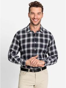 Рубашка из фланели в сине-белую клетку. WITT WEIDEN