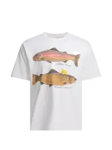 Футболка с графическим принтом Kapital, белый