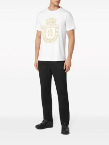 Billionaire футболка с вышивкой Crest, белый