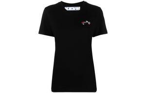 OFF-WHITE Женская футболка, цвет Black