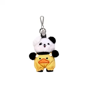 Плюшевый кулон панды в комбинезоне шефа, высота 13 см 77 SEVEN DREAM