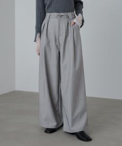 Брюки в полоску «ёлочка» (доступны размеры для невысоких людей)