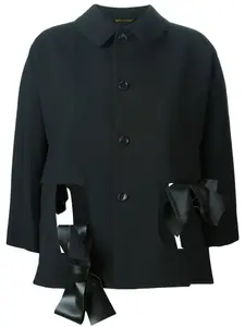 Пиджак с бантами COMME DES GARCONS, черный