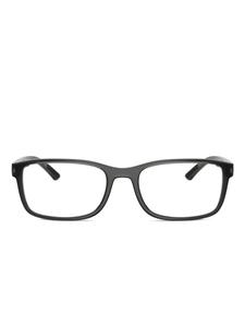 Prada Linea Rossa rectangle-frame очки, серый
