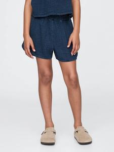 (K) Джинсовые шорты из жатой марли (детские)