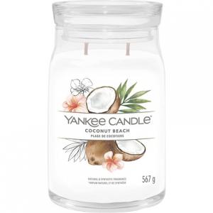 Ароматическая свеча Signature | Большая свеча длительного горения с эффектом кокоса Yankee Candle