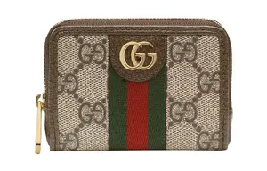 GUCCI Кожаный кошелек для монет и визиток унисекс