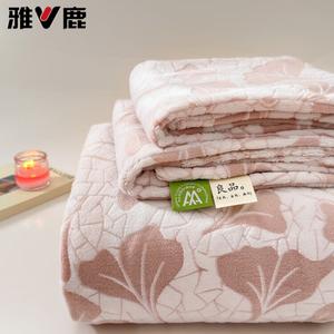 Yalu Простыня 120х230 см из молочного вельвета, флисовая утепленная, цвет Ginkgo Khaki