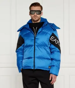 Пуховая куртка regular fit Ea7, синий