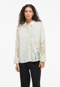 Блуза VILA Button-down blouse, Snow White/White