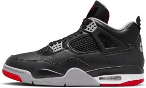 Детские кроссовки Nike Jordan 4 Retro, черный/красный/серый