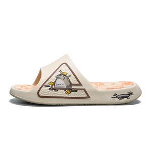 PEAK Сандалии State Pole Guochuang из ЭВА, тихие, противоскользящие, амортизирующие, унисекс, цвета хаки и оранжевого цвета