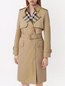 Burberry габардиновый тренч, коричневый