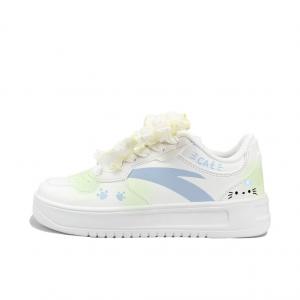 Расслабленные нескользящие амортизирующие низкие кроссовки для скейтбординга unisex ANTA, зеленый