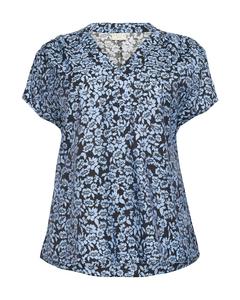 Блуза KAFFE CURVE Amina, светло-голубой