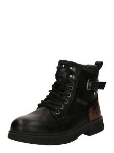 Ботинки на шнуровке MUSTANG, черный