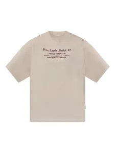 Футболка с круглым вырезом и принтом Palm Angels, нейтральный