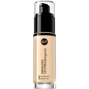 Матирующая тональная основа для лица 02 Bell Hypoallergenic Mat & Soft, 30 гр