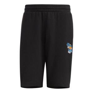 Шорты оригинальные графические шорты Adidas, черный