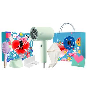 POREE Фен высокой мощности быстрая сушка бережная укладка для дома и общежития green PH1622