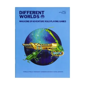 Журнал #7 "Tunnels & Trolls Campaign, D&D Variant, RuneQuest Cult - Foundchild", Different Worlds Magazine