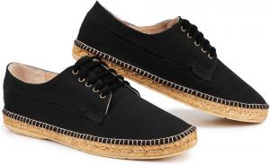 Мужские эспадрильи из канвы от Viscata, черный