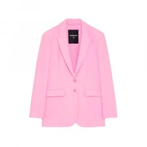 Розовый блейзер из полиэстера Patrizia Pepe