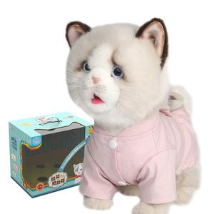 Lick Meow, плюшевые реалистичные кошки плюшевые куклы высота 33cm CU MATE C
