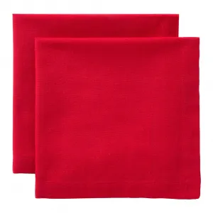 Набор из 2 салфеток Invit Basics El Corte Inglés, красный